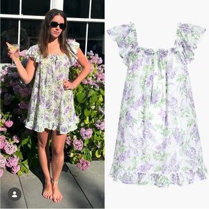 Hill House Lucinda Wisteria Floral Dress
